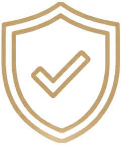 Verified security guarantee icon